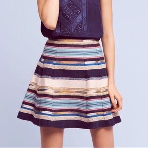 Anthropologie Chloe Oliver striped skirt
